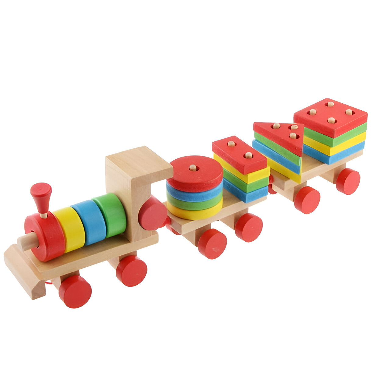 Tren De Madera Oruga Aprendizaje Habilid