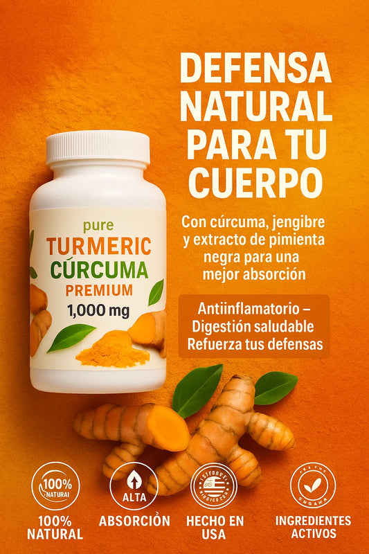 🌿 TURMERIC CÚRCUMA PREMIUM